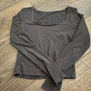 Black Long Sleeve Women's Top
